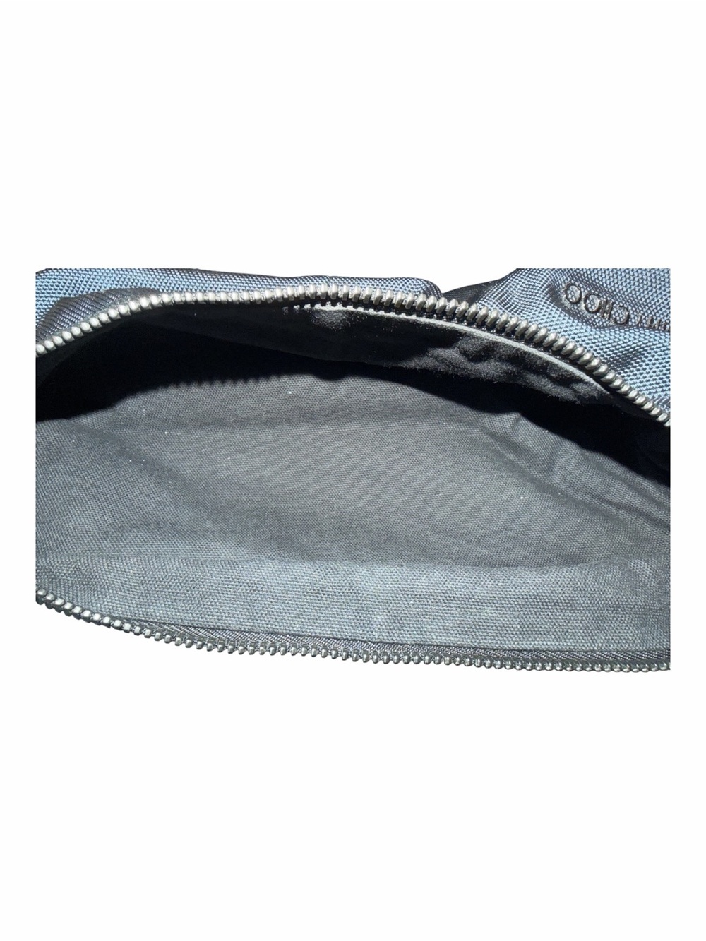 Jimmy Choo Blue Nylon & Canvas Logo Backpack | Star Detail - Picture 9 of 9